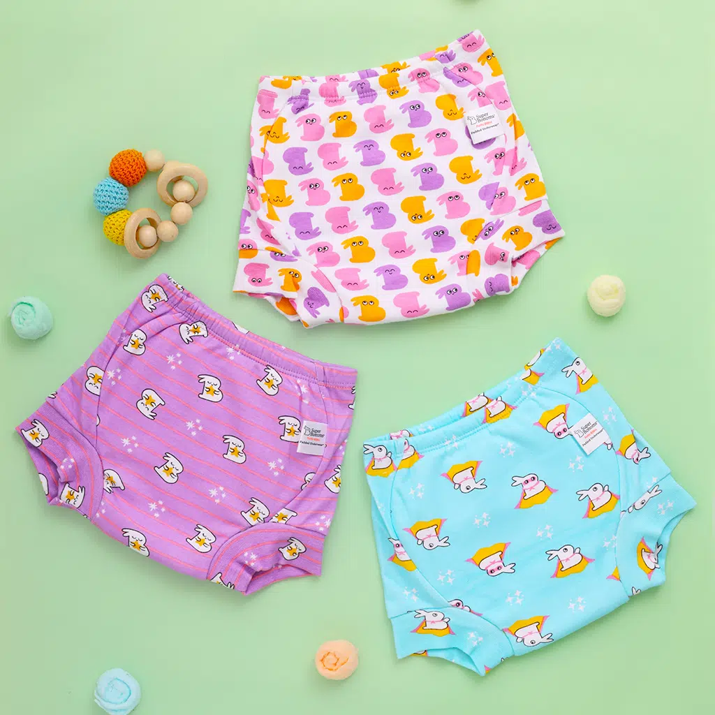 Freshkins Sweet Baby Pants Leakproof Fun for Active Babies
